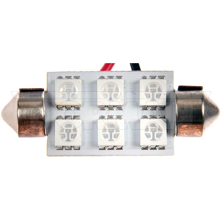 Motormite 212 Blue 5050Smd 6 Led Bulb Dome Light Bulb, 212B-Smd 212B-SMD